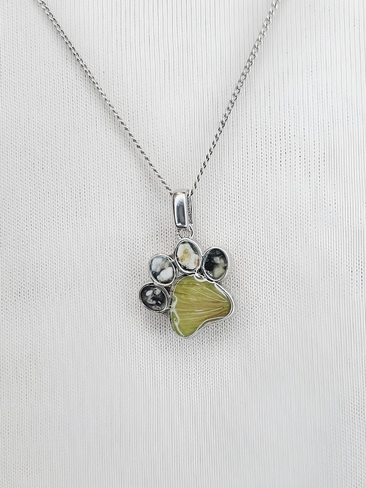 Paw Print Pendant